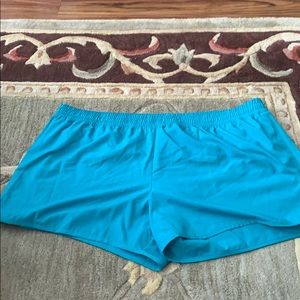 Teal Running Shorts with Liner